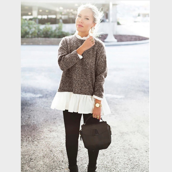 Faux Undershirt Pullover - Picture 3 of 8